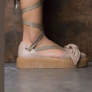Puma x Fenty By Rihanna Bow Creeper Sandal Natural